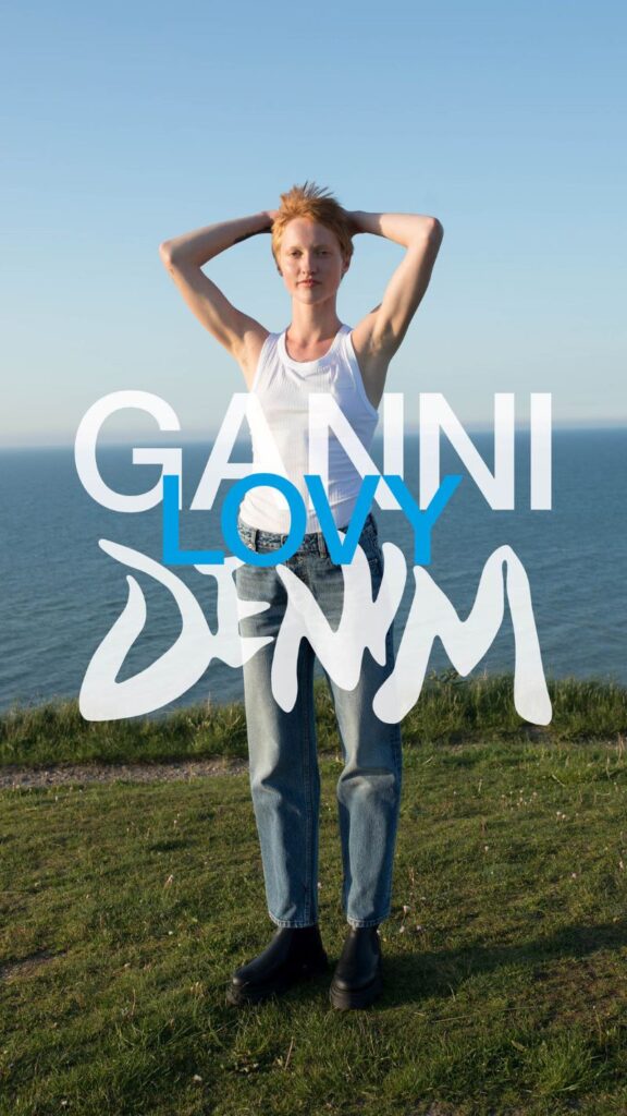 ガニー デニム-キャンペーン画像-ganni-denim-campaign