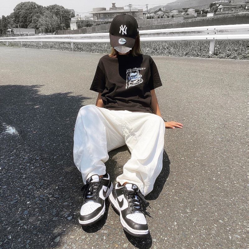パンダダンク コーデnike-dunk-panda-code-5@enna___28