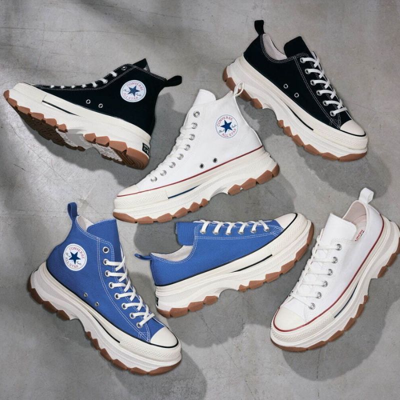 希少 CONVERSE コンバース トレックウェーブ 厚底 25㎝ 新品-