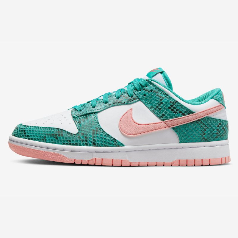 海外発売中【Nike Dunk Low “Snakeskin”】ターコイズのスネーク