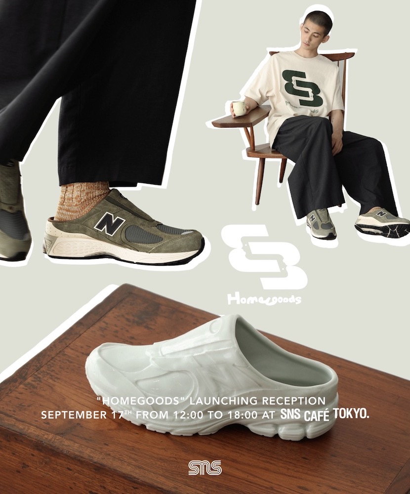 SNS x New Balance 2002R Mule Event official image ニューバランス コラボ 2002 ミュール