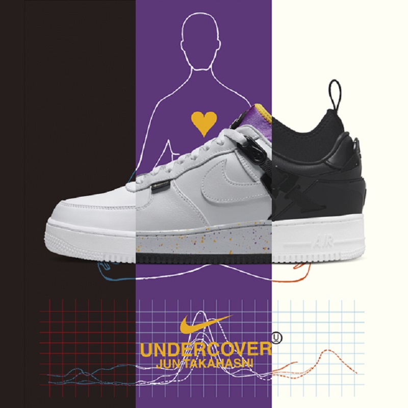 10月8日先行,12日発売【Undercover x Nike Air Force 1 Low】“Chaos”と 