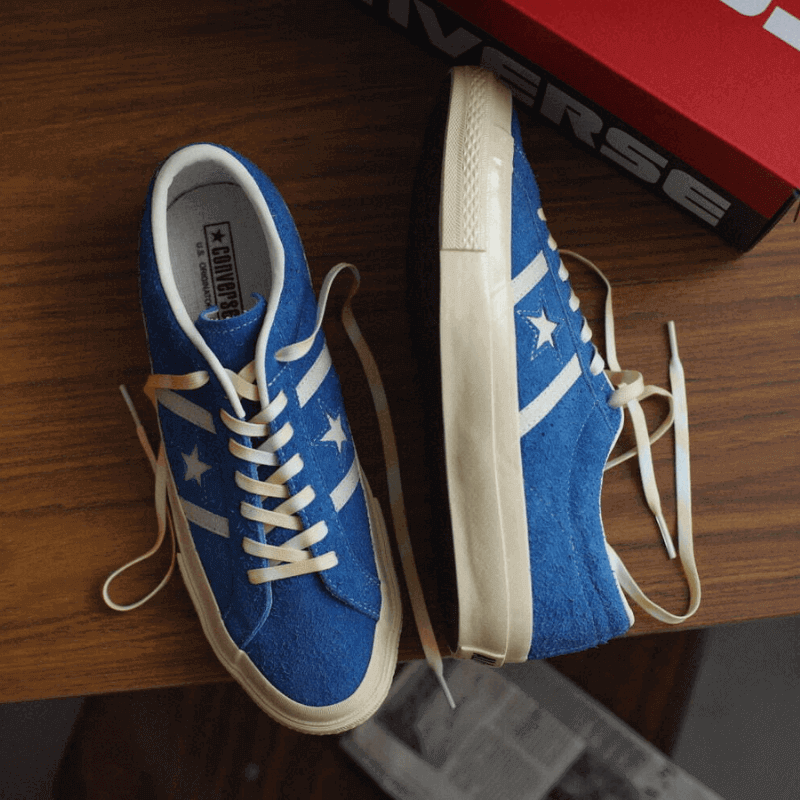 1月発売【Converse Star&Bars US Suede】デッドストックのような風合い