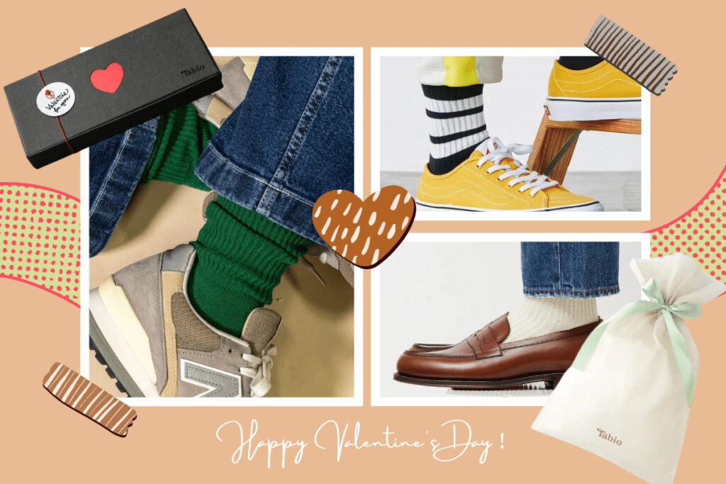 バレンタインギフトにもぴったりなタビオ・靴下屋の靴下 Tabio_image_Valentine_Gift02
