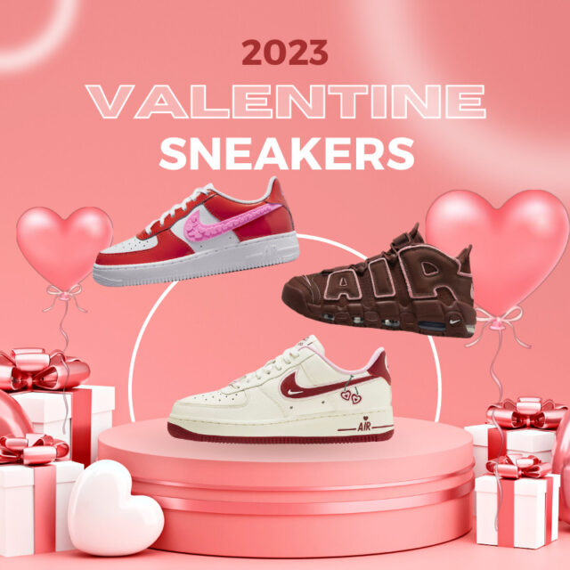 【バレンタインスニーカー 2023】愛の日にふさわしいハートモチーフやキュートなデザインがラインアップ