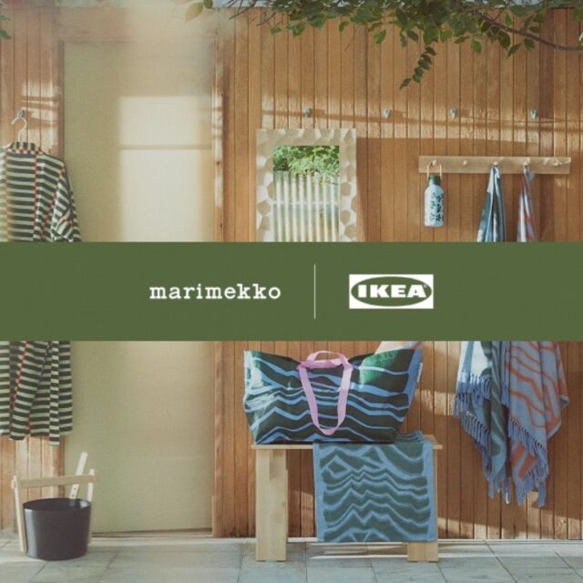 先行予約あり【3月1日 マリメッコ x IKEA コラボ 】marimekko “BASTUA”は北欧フィンランドのサウナ文化から着想を得たスペシャルコレクション