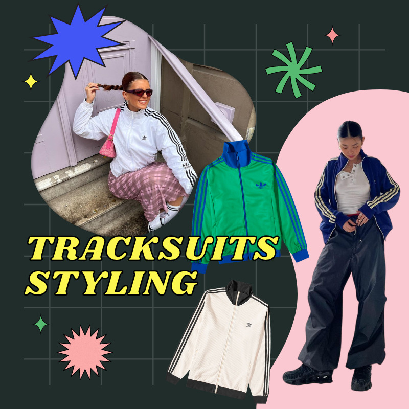 Tracksuits jacket pants styling ideas ジャージ コーデ トラックジャケット スタイリング