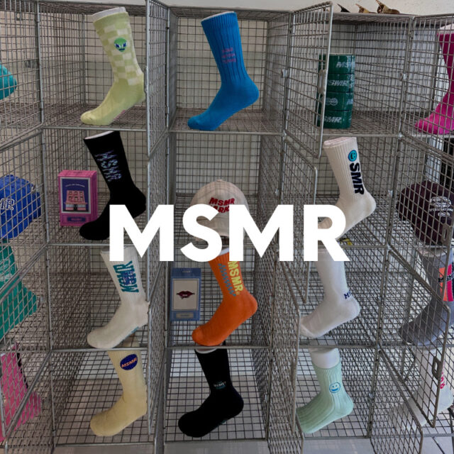 MSMR Korea Seoul Store Socks エムエスアール 韓国 ソウル 靴下 ショップ