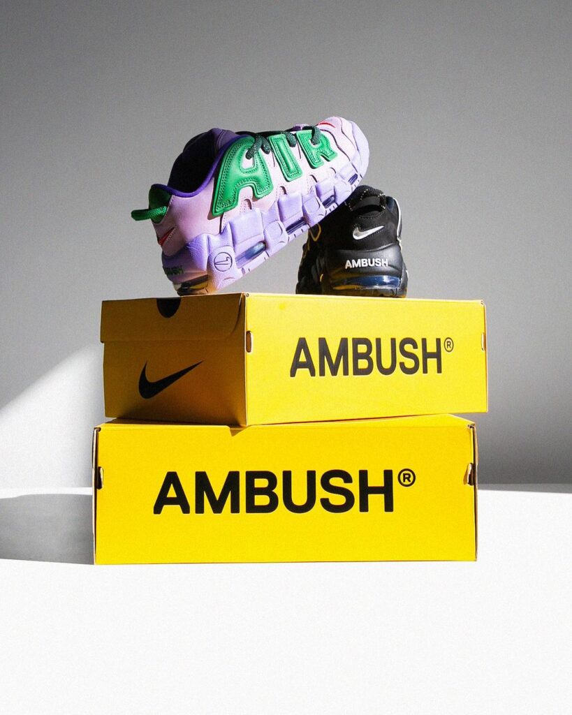10月6日発売【AMBUSH x Nike Air More Uptempo Low】大胆なアレンジを加えたトレンド感溢れる最新コラボ