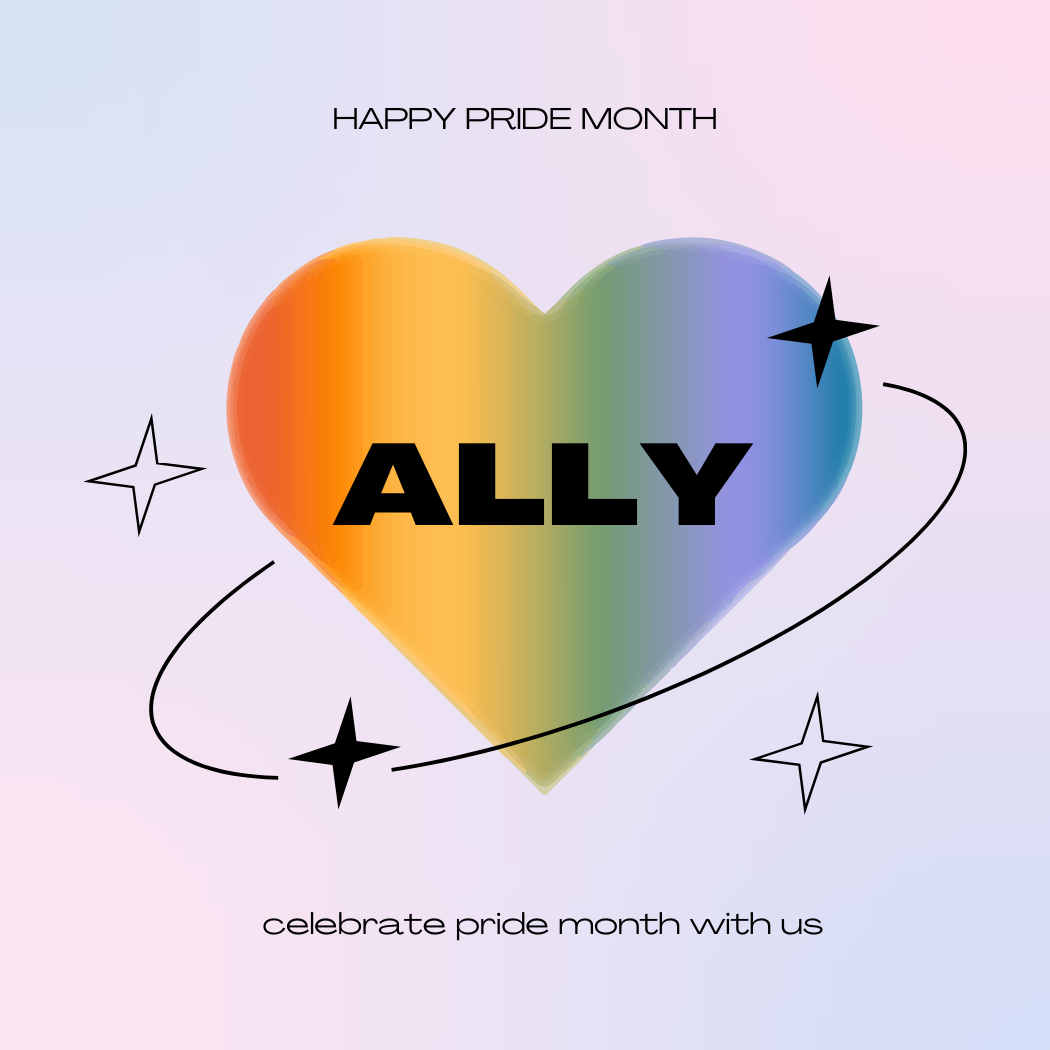 Pride Month Ally プライド月間 アライ