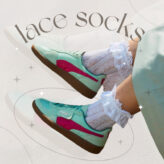 SNKRGIRL Collumns Lace Socks Styling Trend Fashion レース ソックス 靴下 スタイリング トレンド ファッション