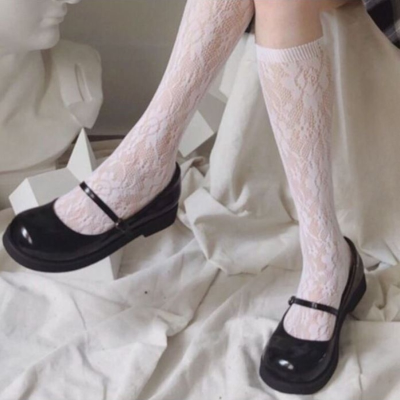 レース靴下 ファッション トレンド lace-Socks-19