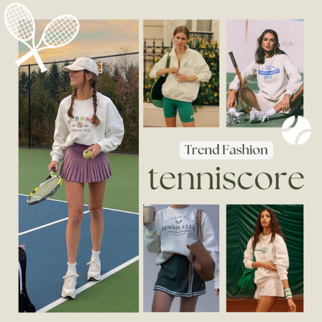 tenniscore trend fashion 2023 テニスコア トレンド ファッション 2023年 おすすめ 最新