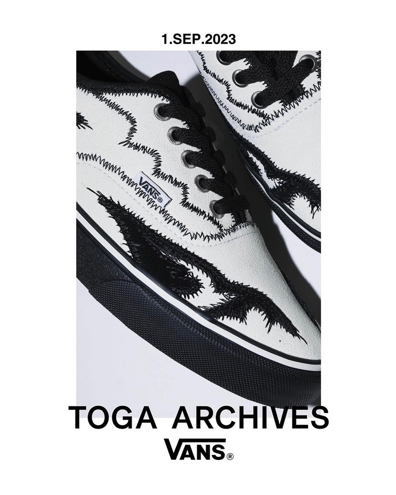 9月1日発売【TOGA x Vans Authentic 】鳥モチーフの刺繍が美しいアーティスティックなデザイン