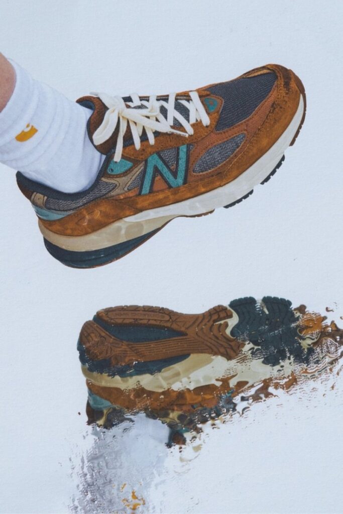 カーハート WIP ニューバランス コラボ スニーカー 990 Carhartt-WIP-×-New-Balance-990V6-M990CH6-003