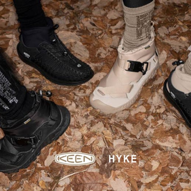 美品 試着のみ KEEN×HYKE 黒