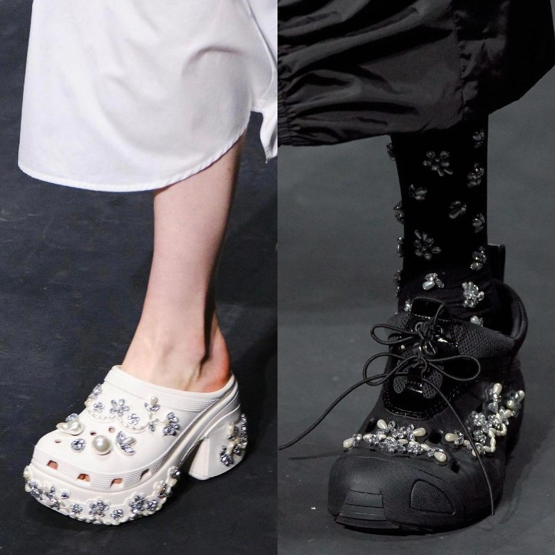2024年発売【Simone Rocha x Crocs】パールやクリスタルを大胆にセットした2024SSコレクション