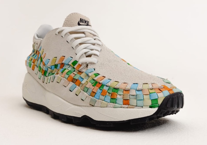 2月2日発売【Nike Air Footscape Woven “Rainbow”】シルエットを引き立てるカラフルな織りパターン