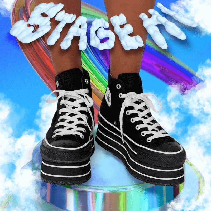 靴 pameopose 4月23日発売【PAMEO POSE × Converse All Star® Stage Hi】All
