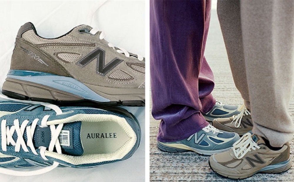 オーラリー ニューバランス 990V4 コラボ auralee-x-new-balance-990v4