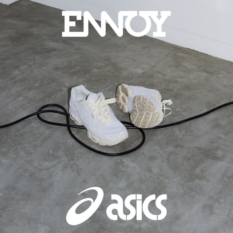 2月29日抽選開始【ENNOY × Asics GEL-NIMBUS 9】人気ブランドが手掛ける注目のコラボモデル