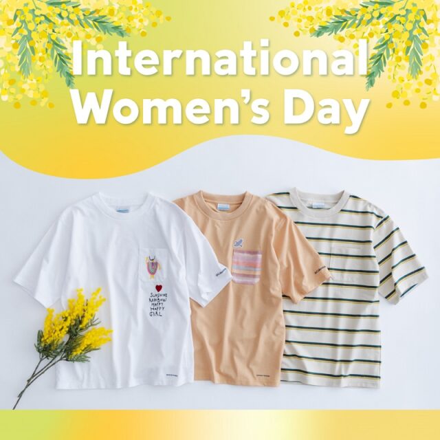 発売中【Columbia International Women’s Day T-Shirts Collection】国際女性デーを祝したTシャツを発表
