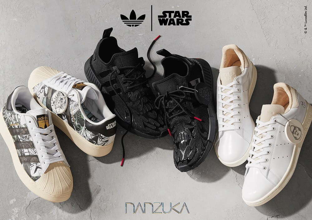 4月27日発売【adidas Originals × STAR WARS COLLECTION BY NANZUKA】3人のアーティストが特別なアートワークで表現