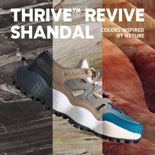 発売中【Columbia THRIVE™ REVIVE SHANDAL】“クッション性”と“グリップ力”のスニーカーサンダル