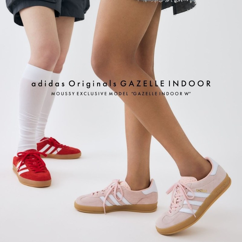 6月14日発売｜adidas OriginalsxMOUSSY “GAZELLE INDOOR W”の定価 