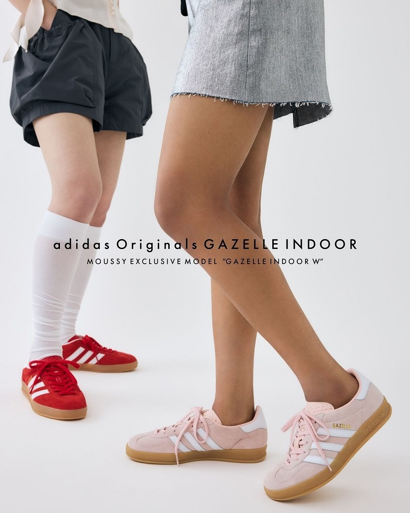 6月14日発売｜adidas OriginalsxMOUSSY “GAZELLE INDOOR W”の定価 