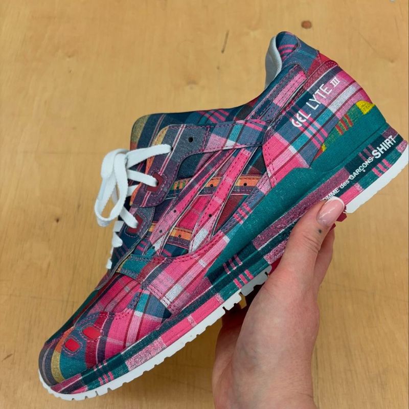 2025年春発売｜Comme des Garçons SHIRTx Asics GEL-LYTE III “Tartan  