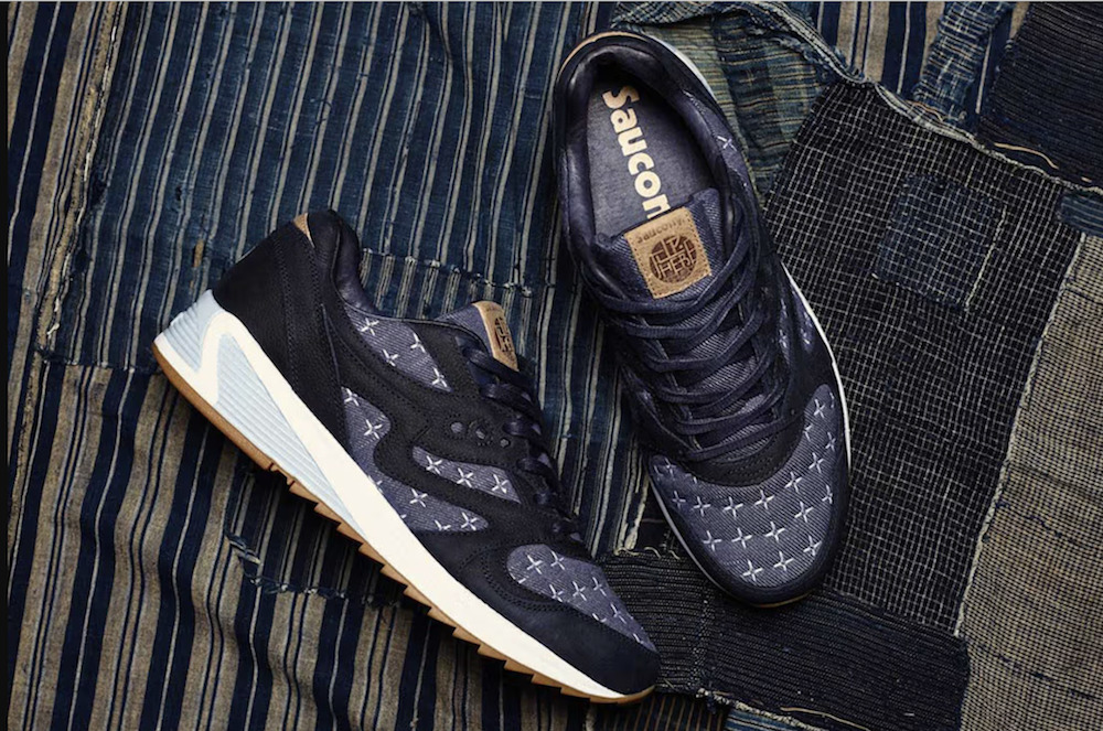 Up There & Saucony GRID 8000 Sashiko