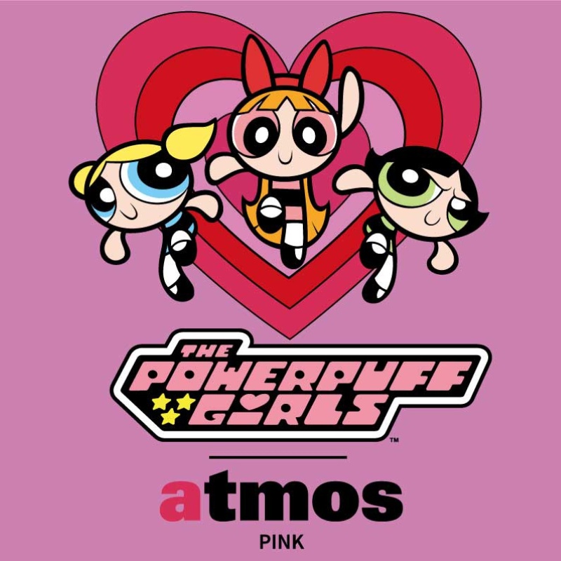 8月26日～受注販売｜the Powerpuff Girls X Atmos Pink 初のコラボレーションアパレルを発売