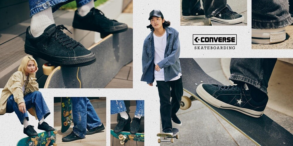 発売中/9月発売【Converse Skateboarding 24FWコレクション】コンバースを代表するモデルONE STARが待望の登場