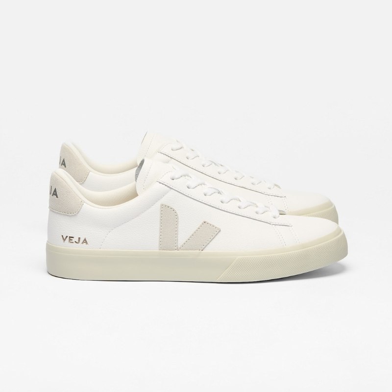 VEJA CAMPO LEATHER WHITE NATURAL