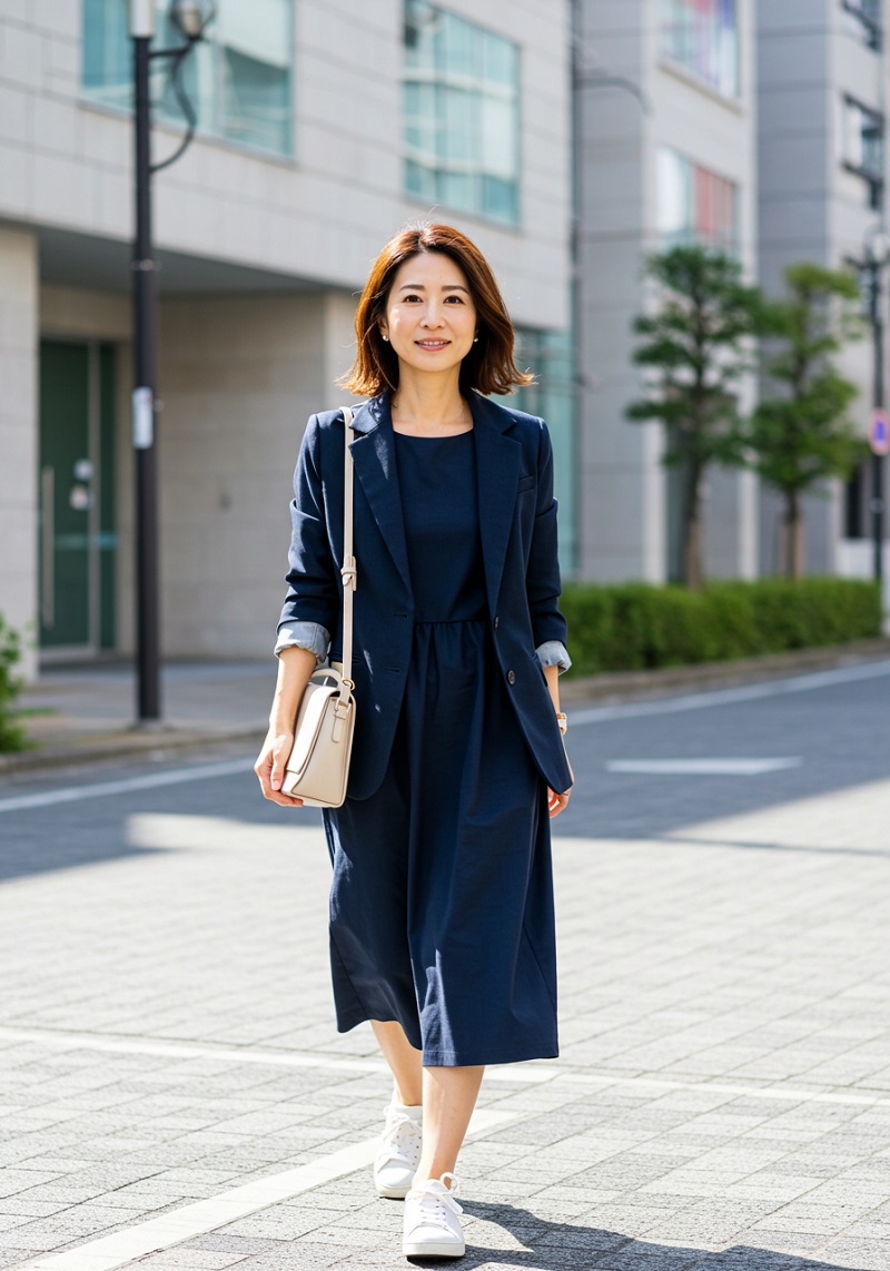 通勤にぴったり！きれいめスニーカーで叶える大人のスタイル