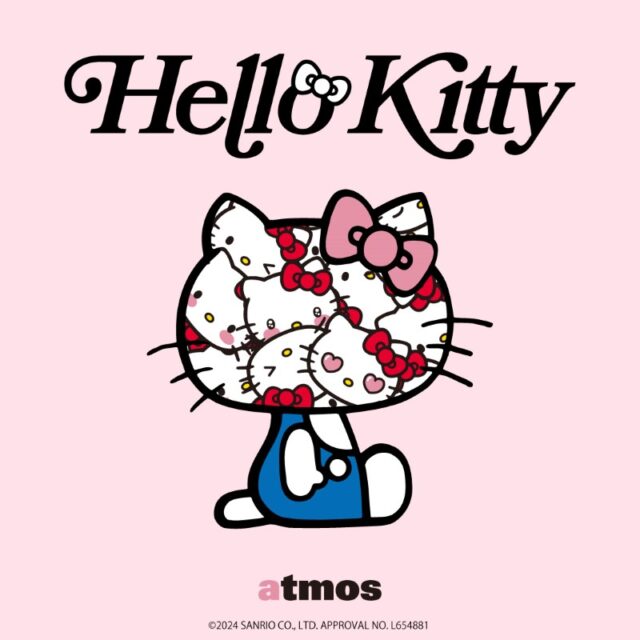 “atmos pink × HELLO KITTY”のコラボレーション第二弾が登場