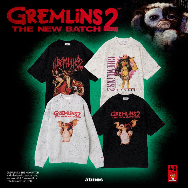 12月6日予約開始/14日発売｜atmosアパレルラインと映画『GREMLINS』がコラボ！