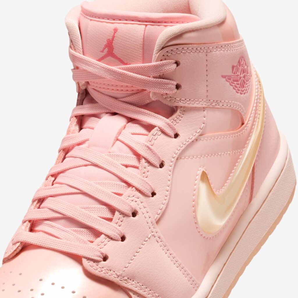 Air Jordan 1 Mid “Pink Patent” Air Jordan 1 Mid “Pink Patent” air-jordan-1-mid-pink-patent-hf3173-600-shoe-tongue