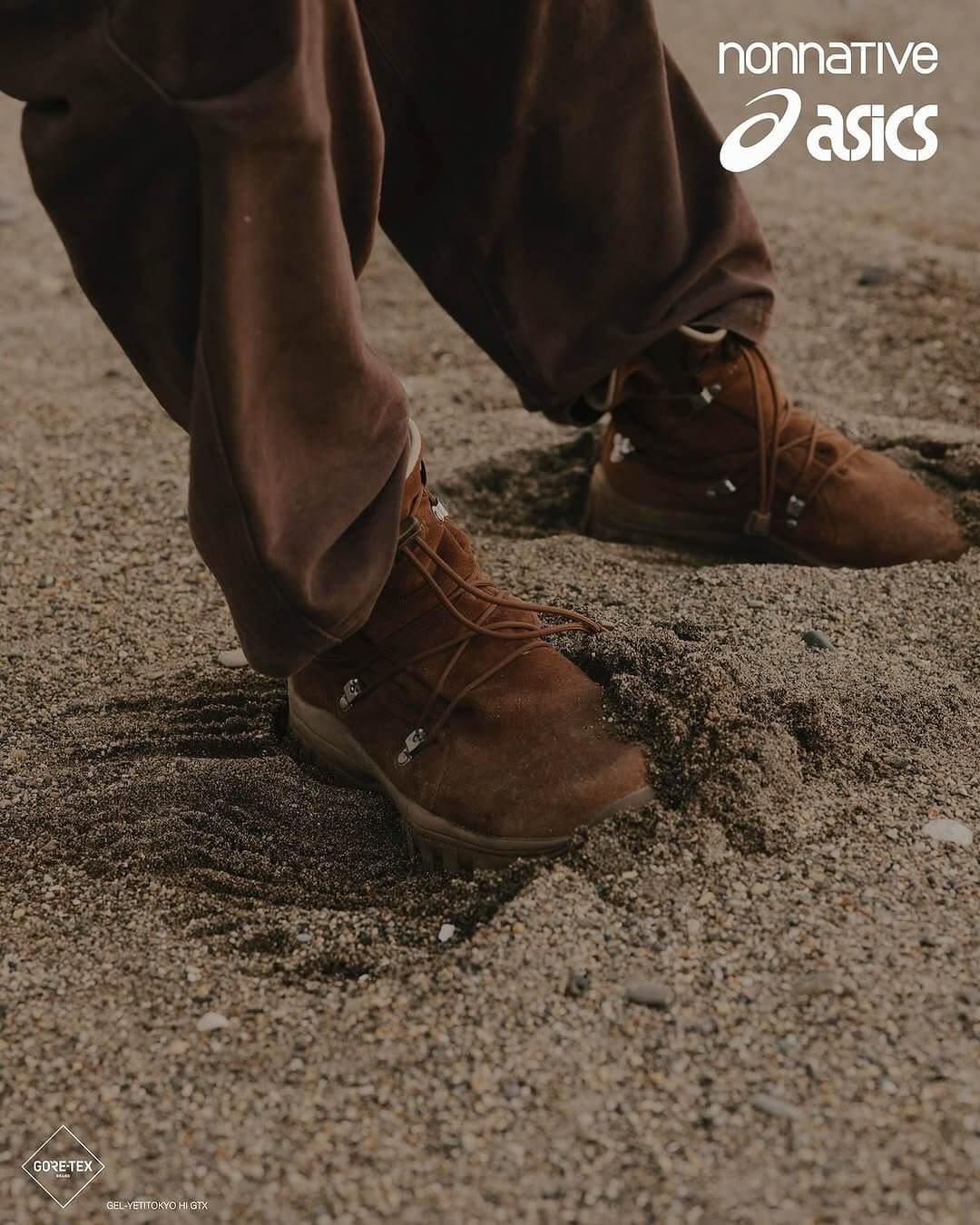 nonnative x Asics GEL-YETITOKYO HI GTX ノンネイティブ x アシックス ゲルイエティトウキョウ ハイ ゴアテックス