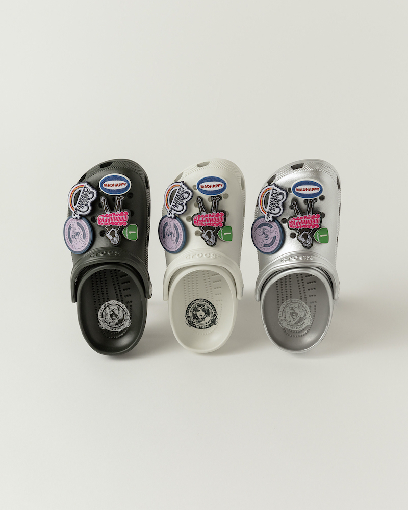 Madhappyが初となる「HYSTERIC GLAMOUR」「Crocs」とのトリプルコラボレーション