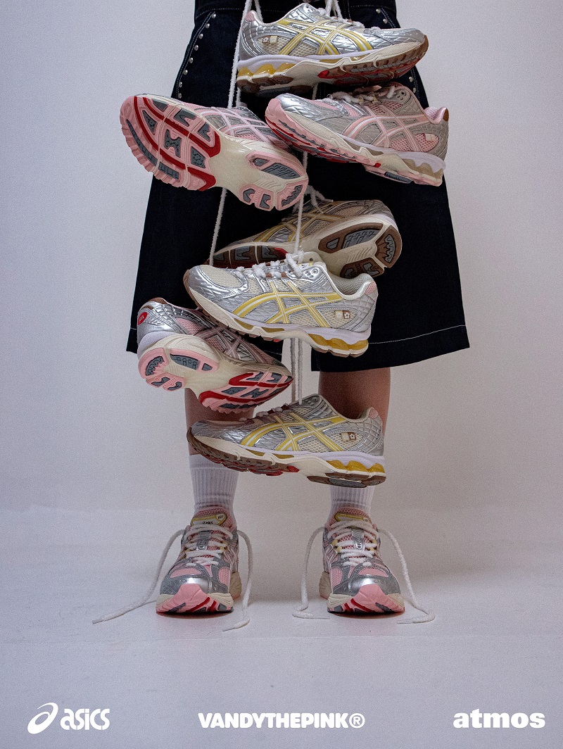 ASICS SportStyle GEL-NIMBUS 10.1 atmos VANDYTHEPINK 3社初共演 トリプルコラボレーション！