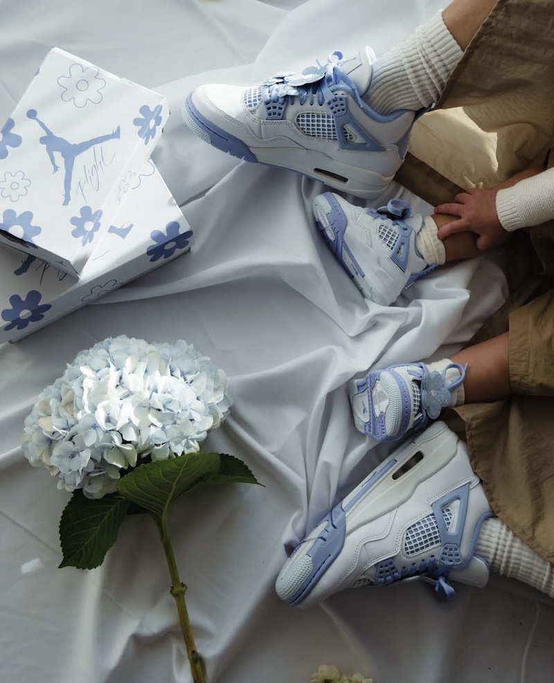 5月3日発売｜WMNS Air Jordan 4 Retro “Forget Me Not”の定価・抽選・販売店舗情報