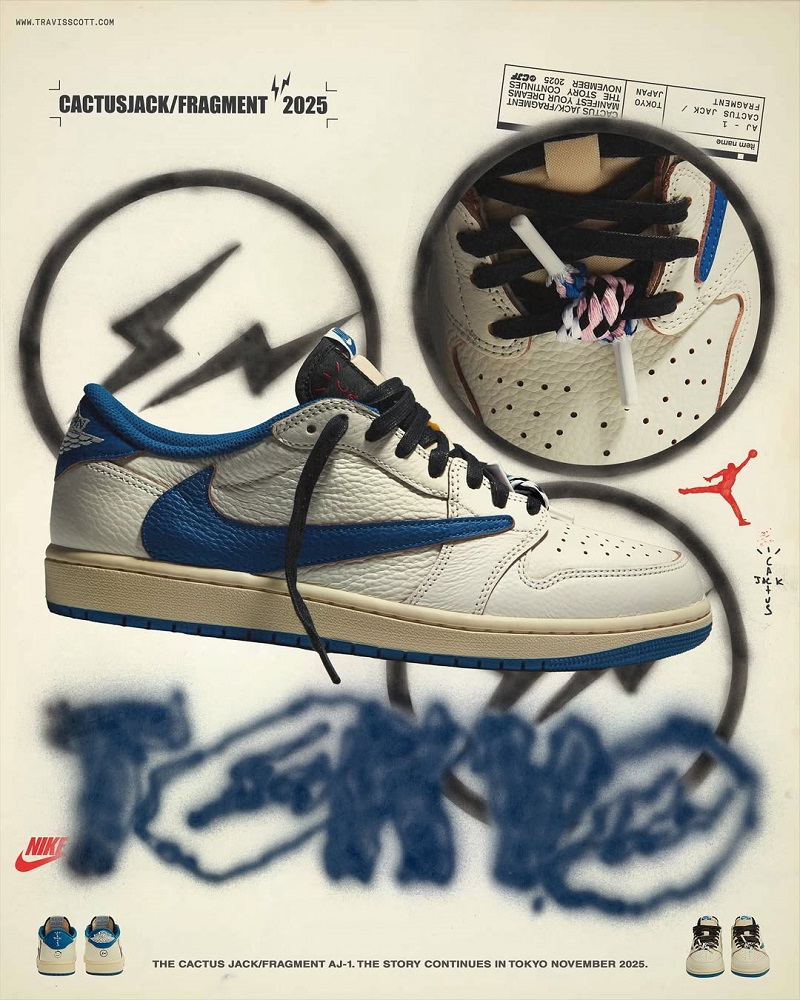 Travis Scott x Fragment x Air Jordan 1 Low OG