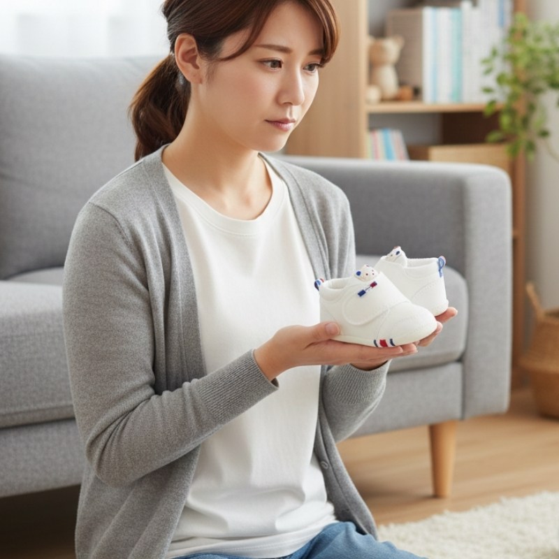 赤ちゃんのファーストシューズはいつ頃？買う時期と履かせるタイミング