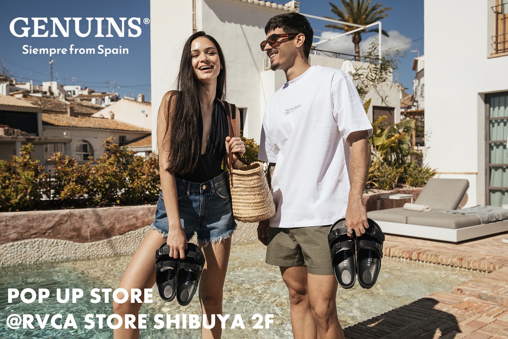 7月19日～8月31日開催｜GENUINS POP UP STORE SHIBUYA クラフトマンシップ溢れるサンダルのPOP UP STOREを渋谷にオープン
