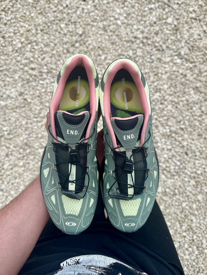 END. x Salomon XT-WHISPER VOID “Avocado”
