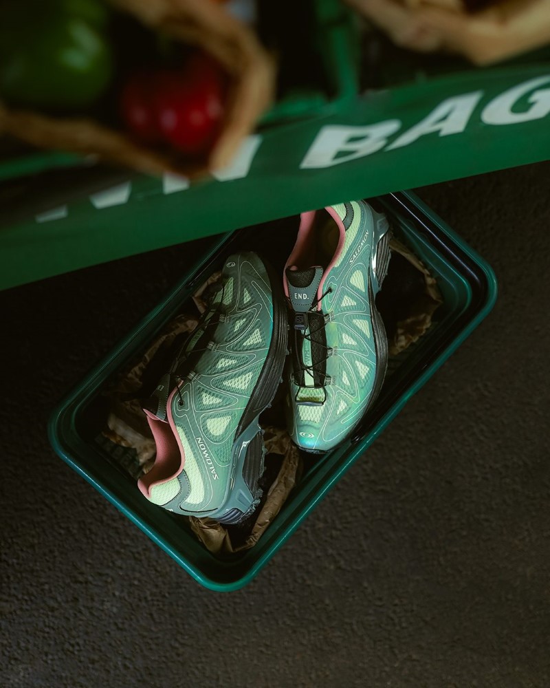 END. x Salomon XT-WHISPER VOID “Avocado”