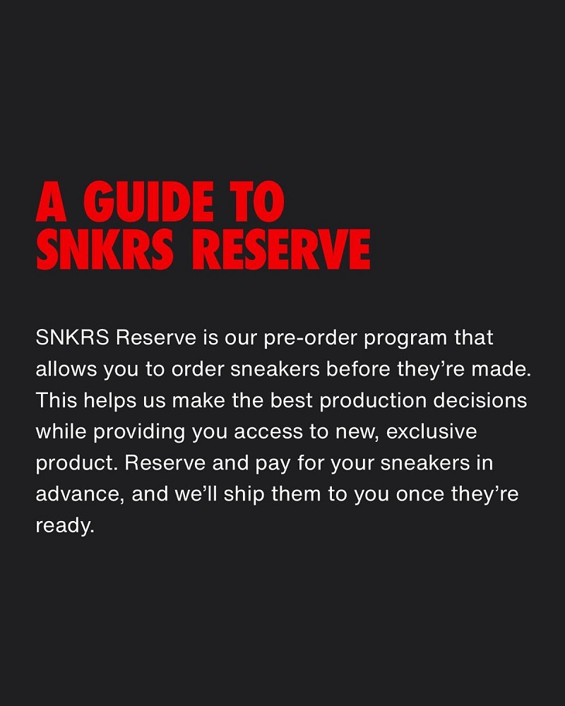 Nike SNKRS Reserve