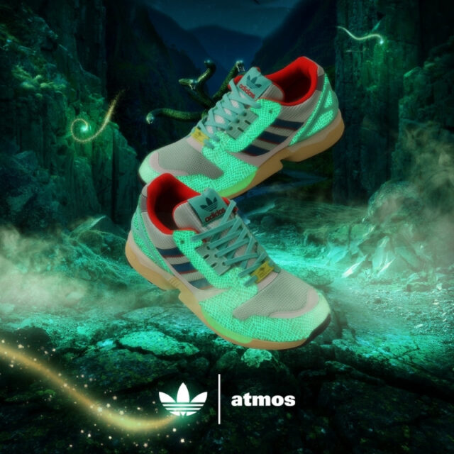 「atmos」と「adidas Originals」の名作別注シリーズ”ZX 8000 G-SNK”の11作目が登場